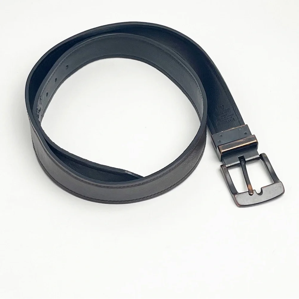 LEVI’S STRAUSS Dark Brown Leather Belt, Size 42